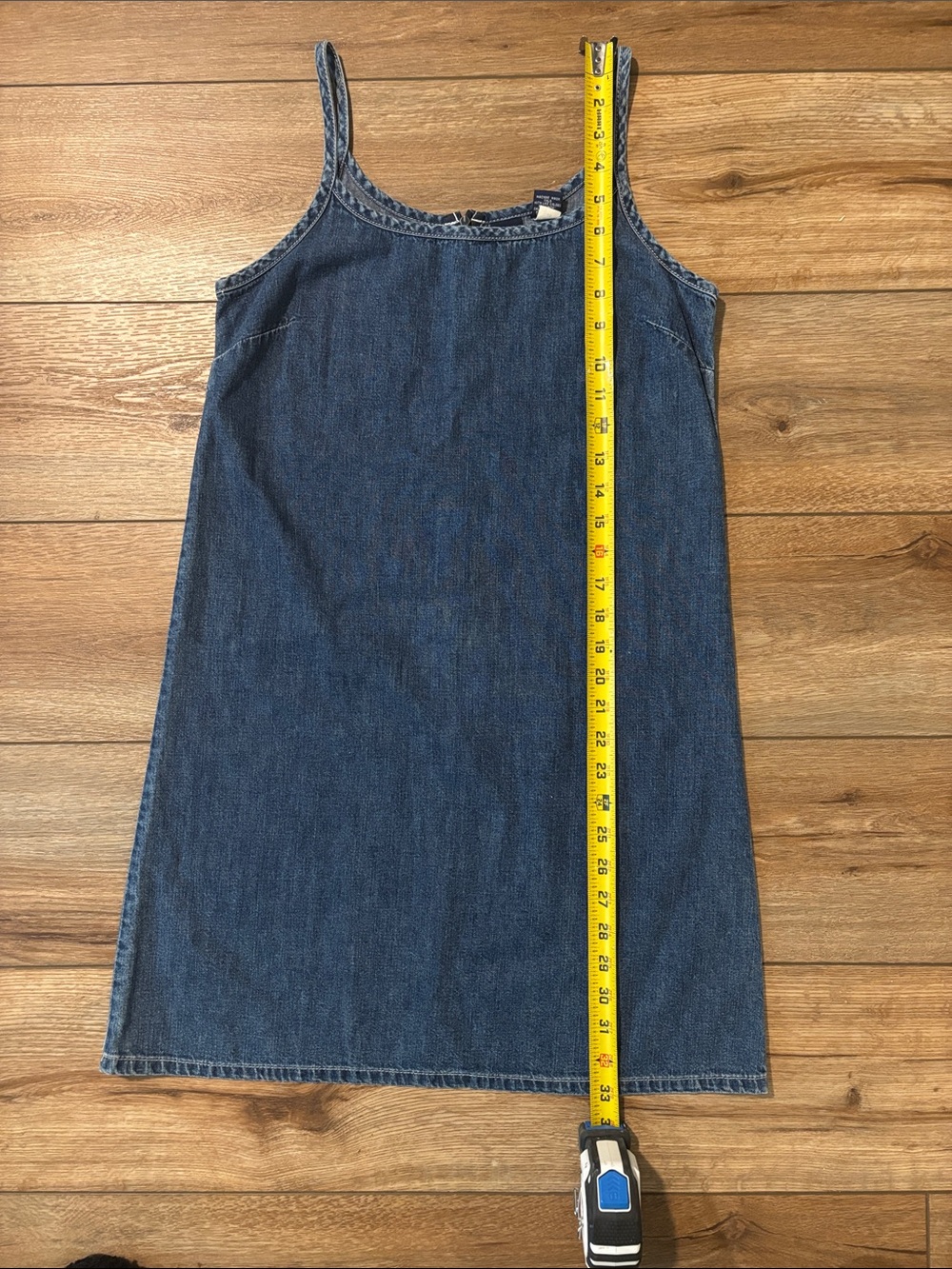 GAP Vintage 90s Blue Denim Dress - Picture 6 of 6